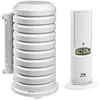 TFA Dostmann 30.3312.02 Transmisor inalámbrico de humedad de temperatura para WeatherHub (transmisor 30.3312.02 + funda…